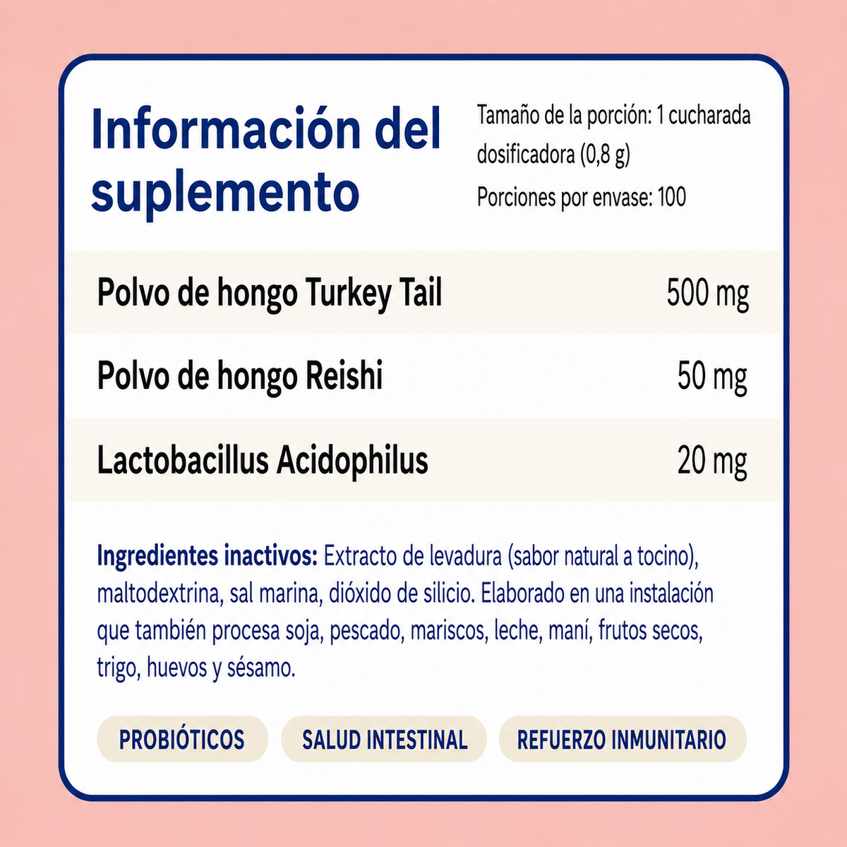 Suplemento para Perros®  |  Refuerzo Inmunológico Natural